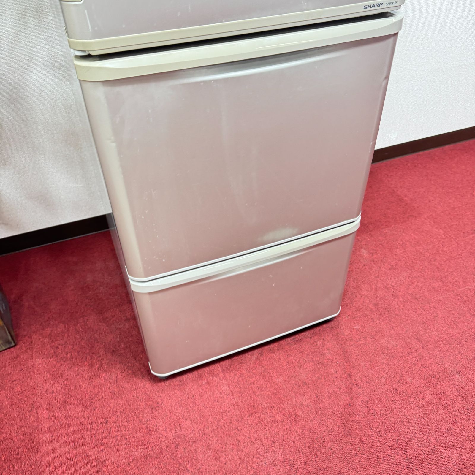 東京23区送料無料 美品シャープ3ア冷蔵庫 2012年製350L SJ-WA35X-S 