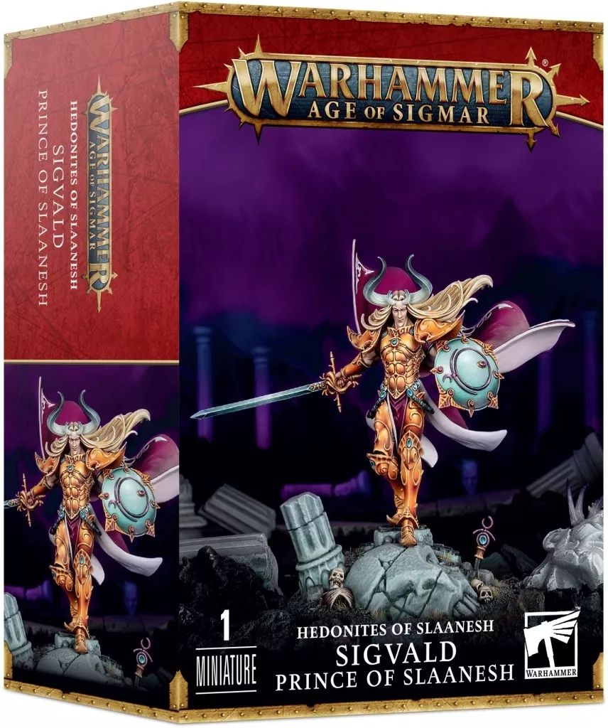 ミニチュアゲーム ヘドナイト オヴ スラーネッシュ シグヴァルド プリンス ウォーハンマー エイジ シグマー Hedonites of Slaanesh Sigvald Prince 8