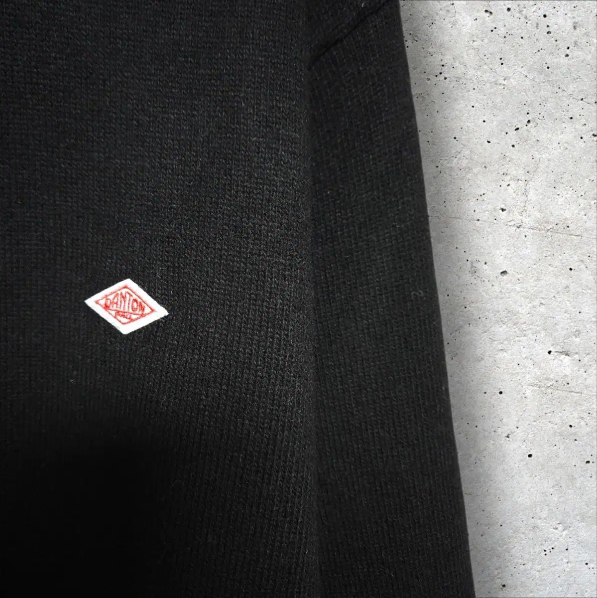  ダントン クルーネックニット カーディガン ブラック 95 M 長袖 カーディガン ボレロ アンサンブル