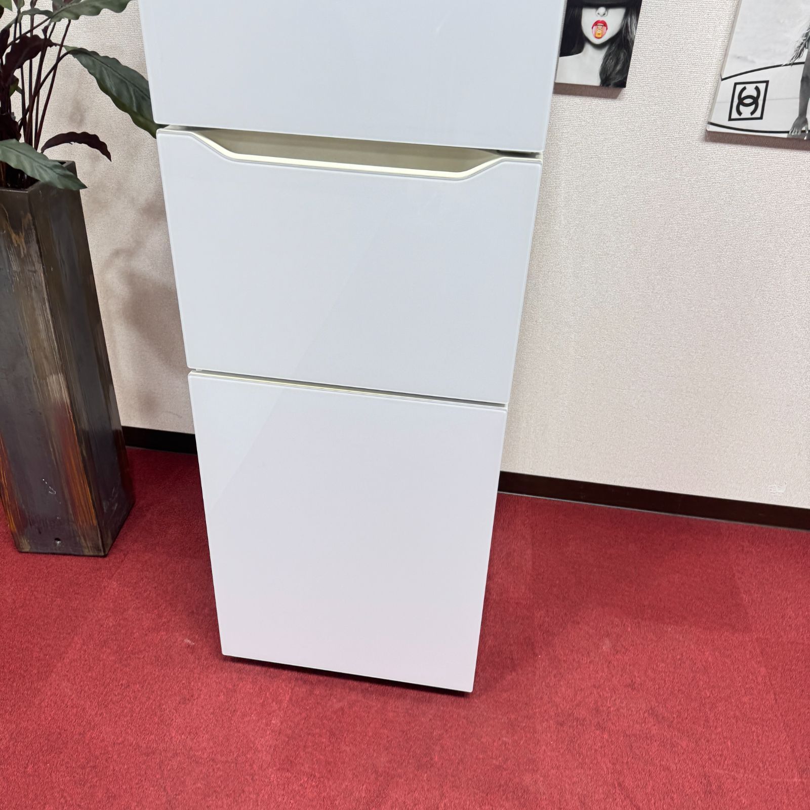 東京23区送料無料 美品ツインバード3ドア冷蔵庫 2018年製199L HR-E919