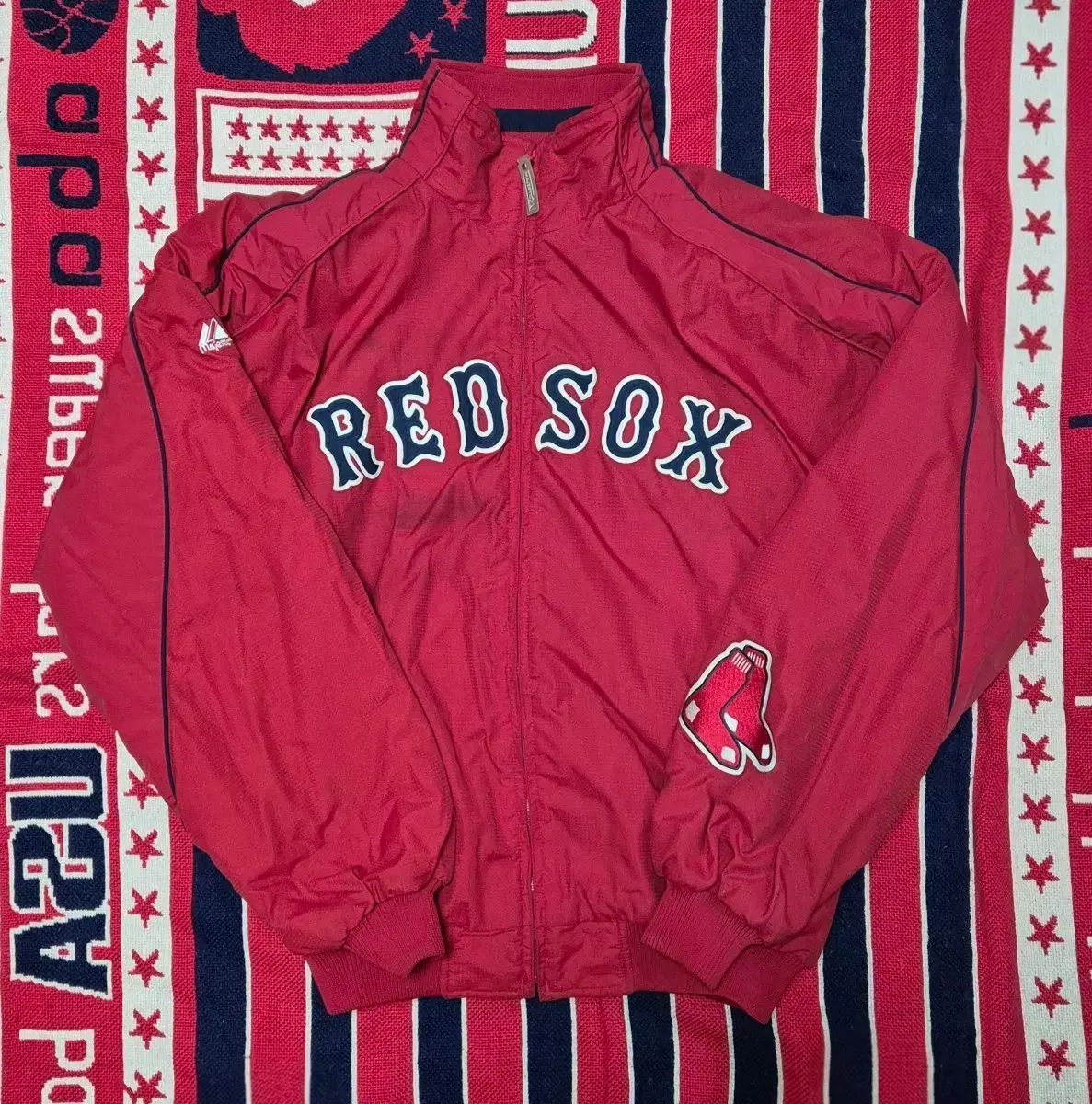 マジェスティック ボストン レッドソックス 野球 アウター - メルカリ
