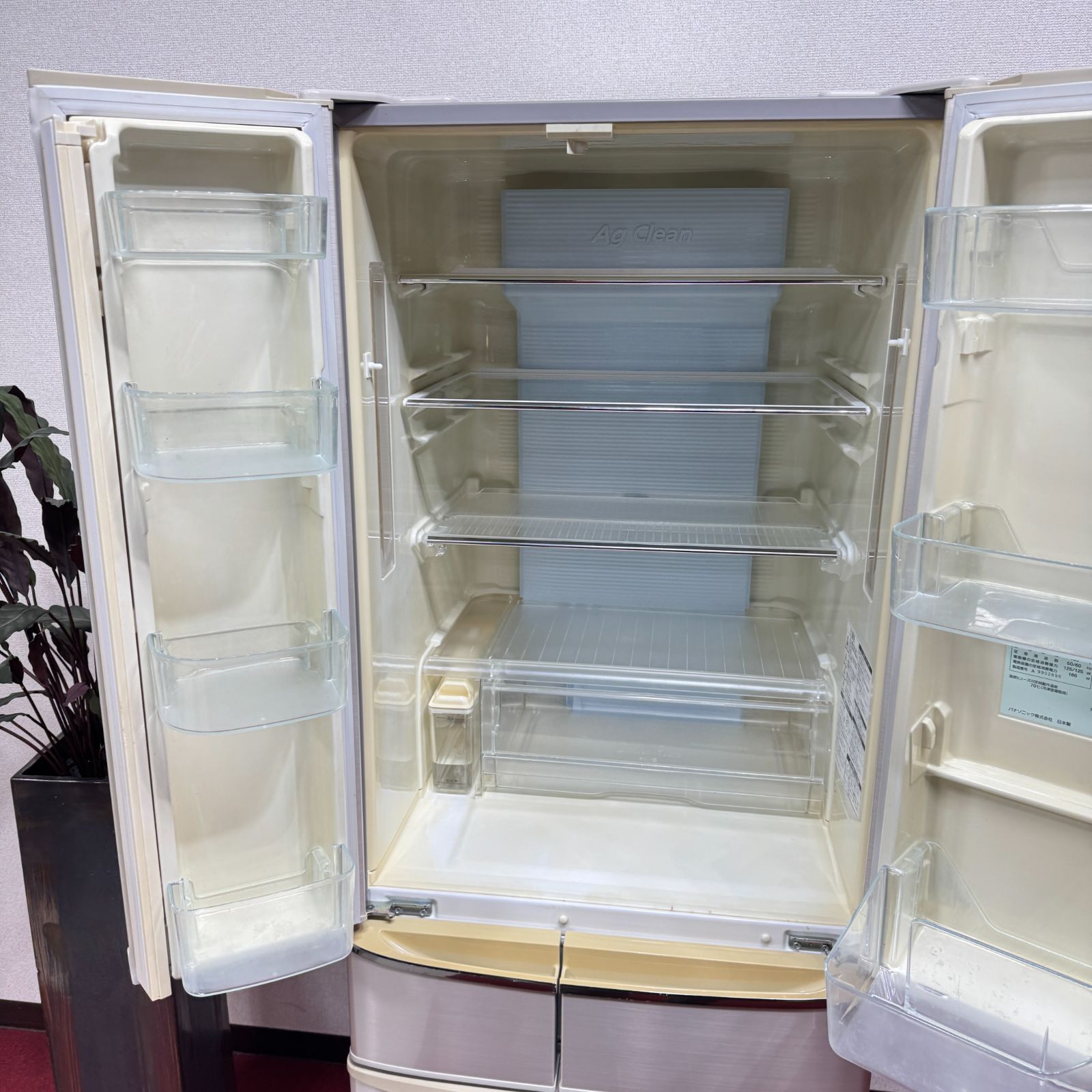 東京23区送料無料 美品パナソニック6ドア冷蔵庫 2009年製426L 製氷有