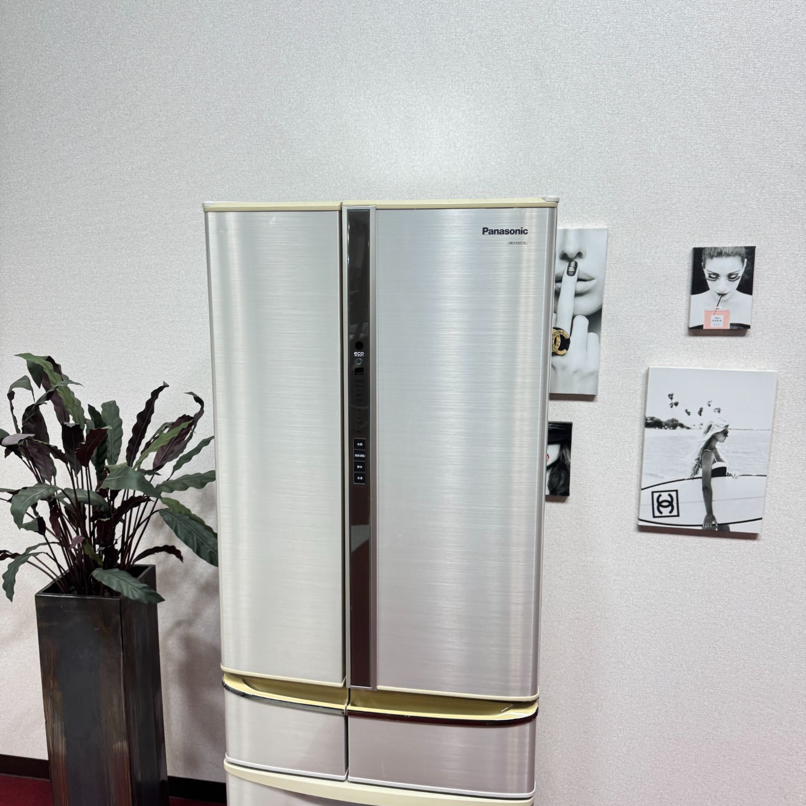 東京23区送料無料 美品パナソニック6ドア冷蔵庫 2009年製426L 製氷有