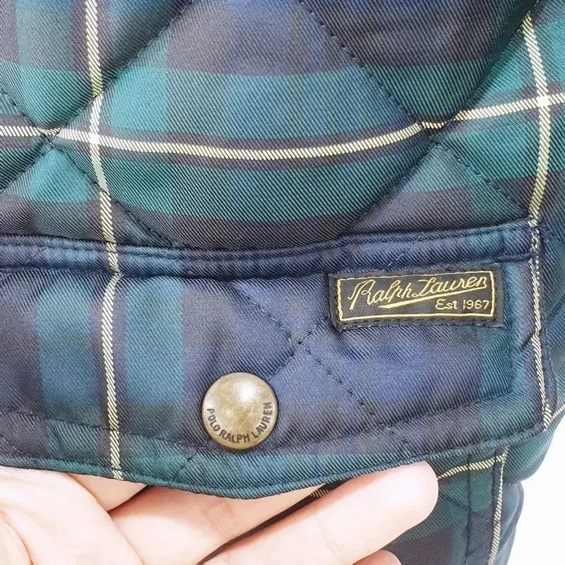 ポロ ラルフ ローレン キッズ キルティング チェック ジャケット