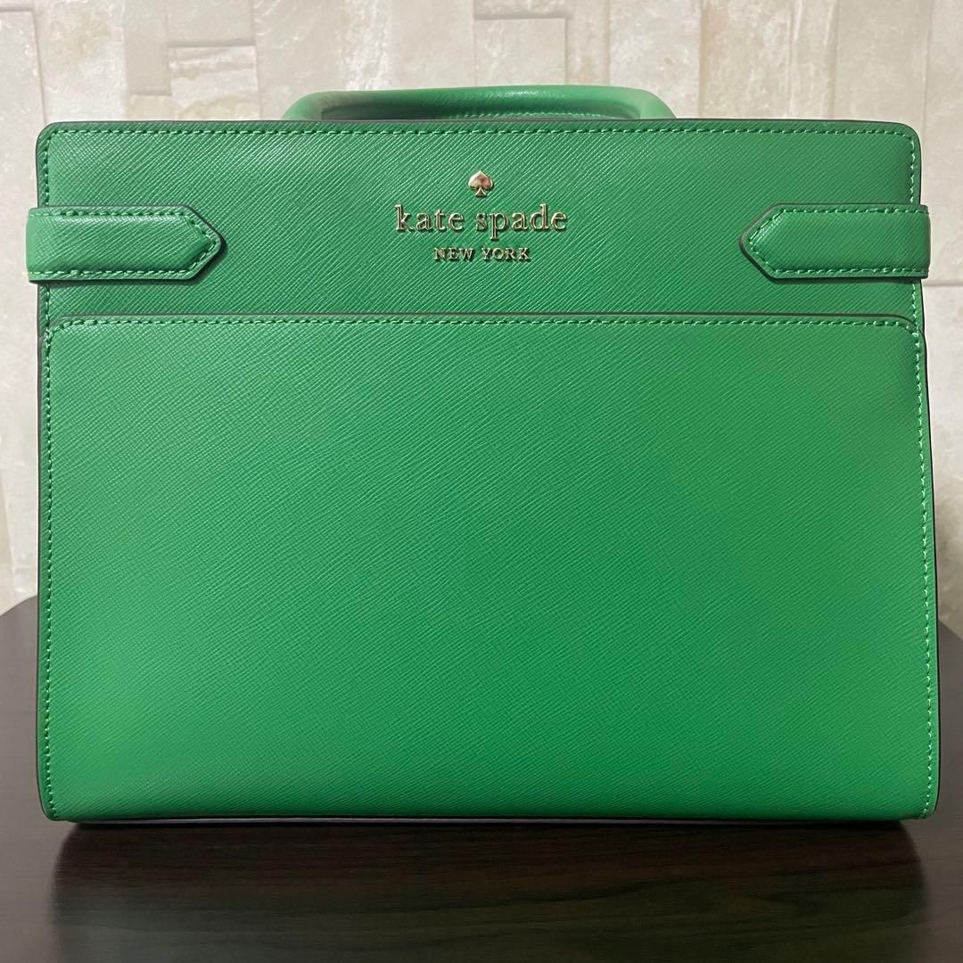 早い者勝ち！訳あり新品 kate spade ハンドバッグ 2way グリーン