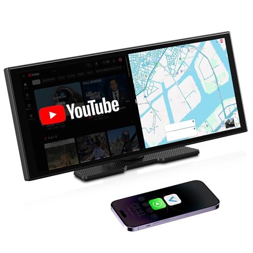 ポータブルディスプレイオーディオ Vista 11インチ大画面 ワイヤレスCarPlay Android Auto対応車載ディスプレイオーディオ Androidシステム内蔵 2 GB RAM 32 ROM m 57850 a 73