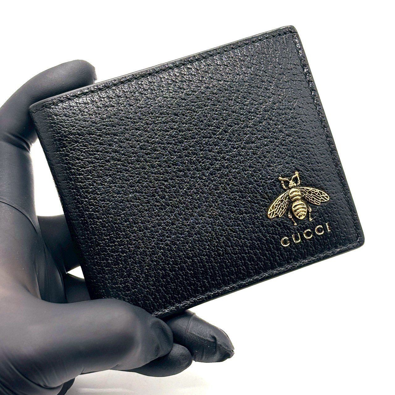 知性と成功を象る蜂】 GUCCI グッチ 二つ折り財布 アニマリエ ビー