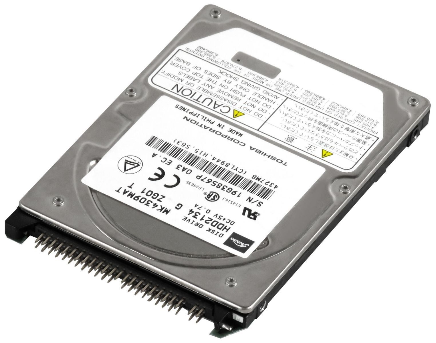 3年保証 Hard Drive Toshiba 4.3 GB 4.2 K ATA 2.5