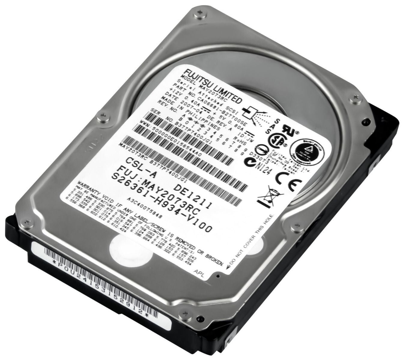 3年保証 Fujitsu Hard Drive May 2073 RC 73 GB 8 MB SAS 2.5