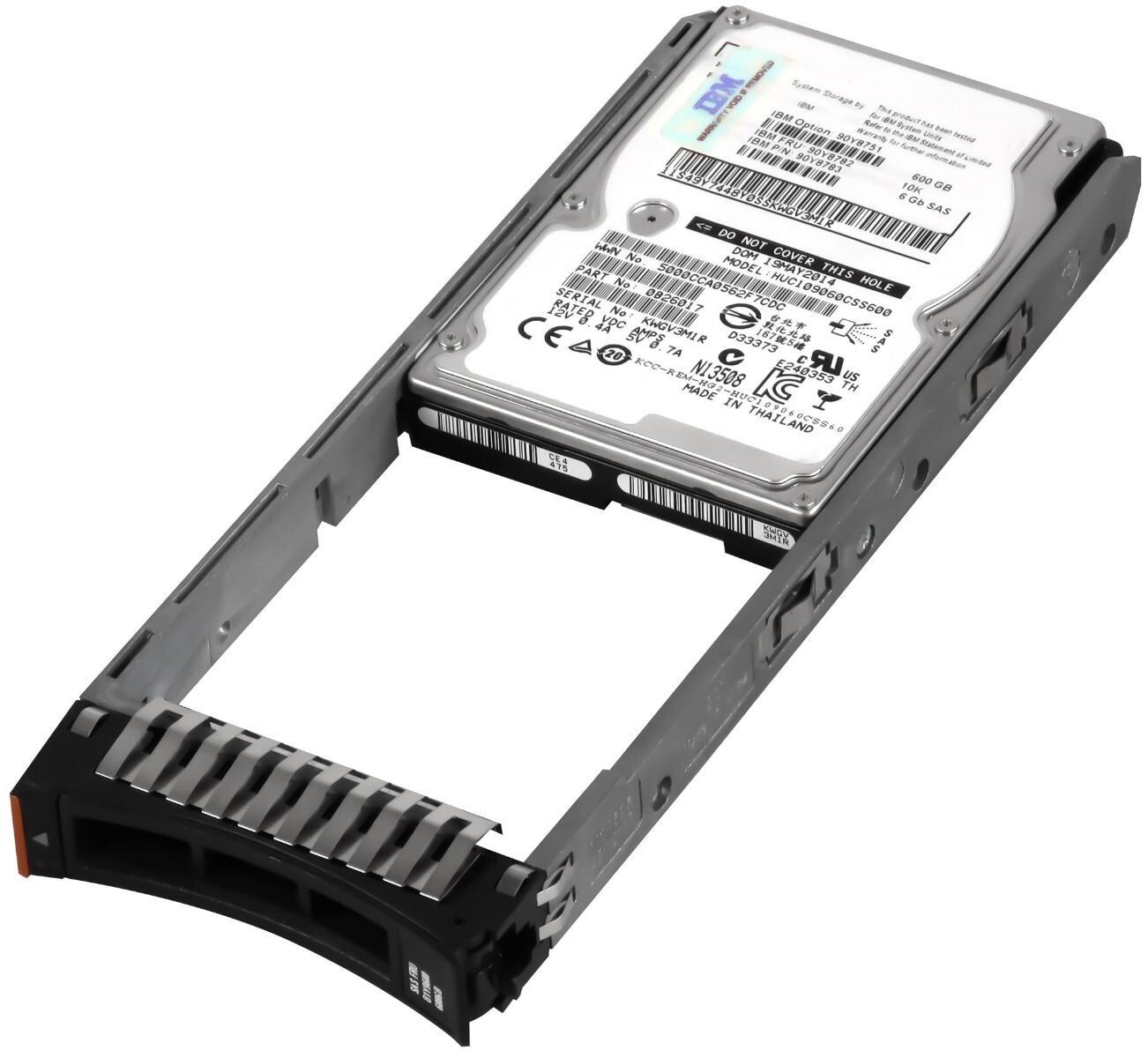 3年保証 Hard Drive IBM 90 Y 8782 8783 600 GB 10 K 64 MB SAS-2 2