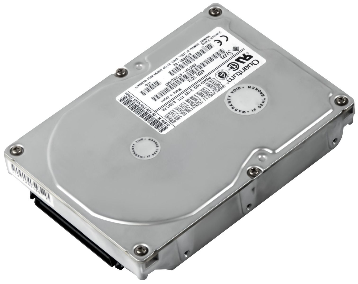 3年保証 Hard Drive SUN 3702809-02 4.5 GB 7200 RPM SCSI ULTRA WIDE 3.5