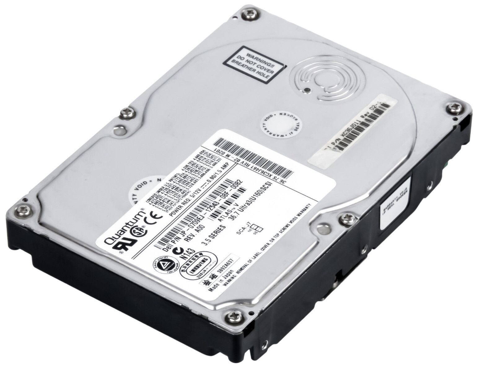 3年保証 Hard Drive Dell 0709 EJ 36 GB 10 K 8 MB SCSI U 160 3.5