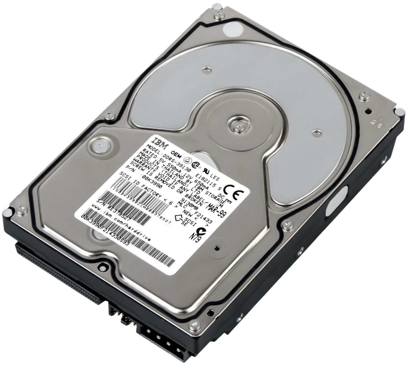 3年保証 Hard Drive IBM Ultra 9 ES 00 K 3990 DDRS 39130 1 GB 7200 RPM 68 pin SCSI