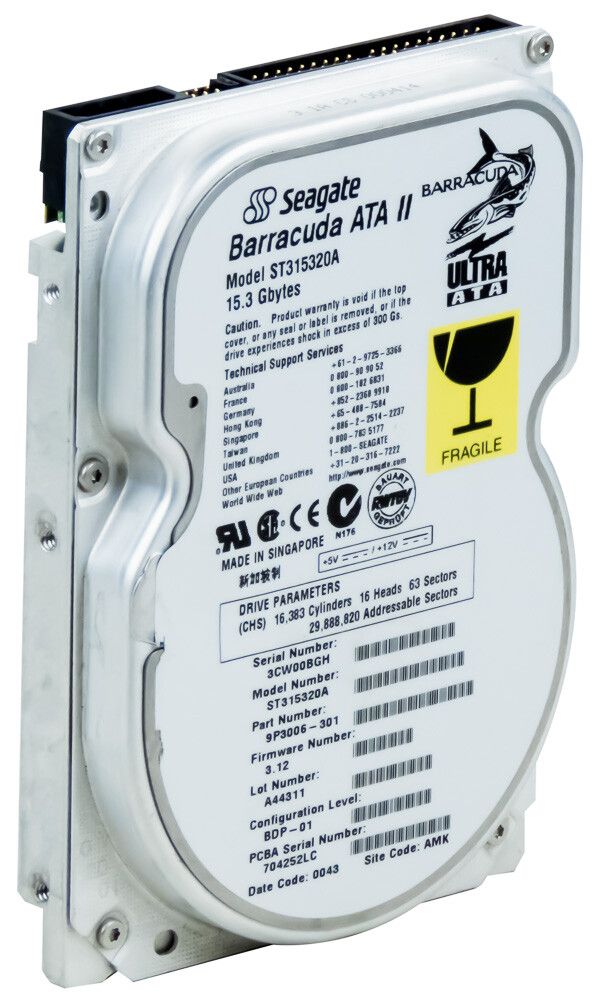 3年保証 Seagate St 315320 a 15.3 gb Ata 7200 rpm 3.5