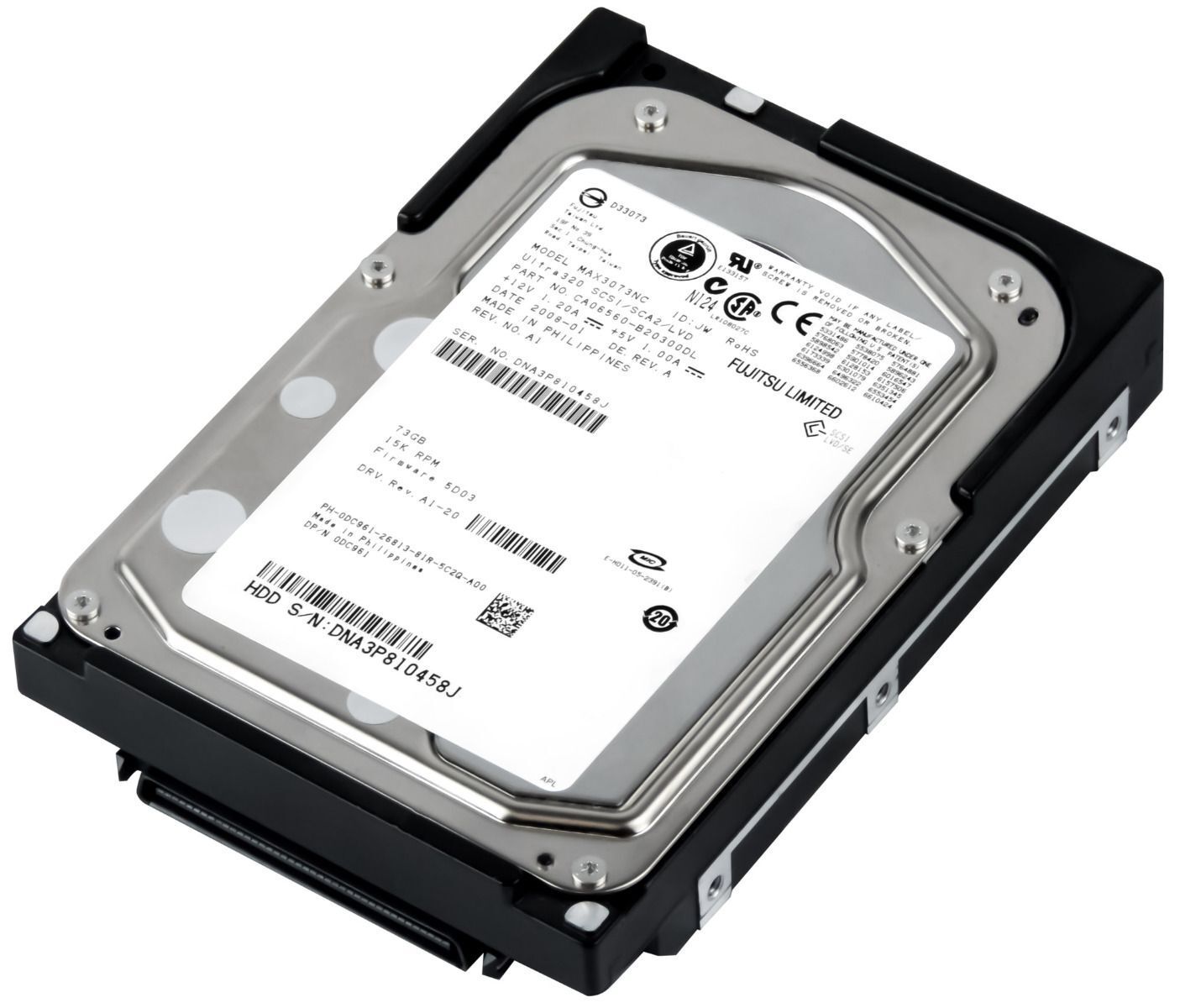 3年保証 Hard Drive Dell 0 DC 961 73 GB 8 MB SCSI U 320 3