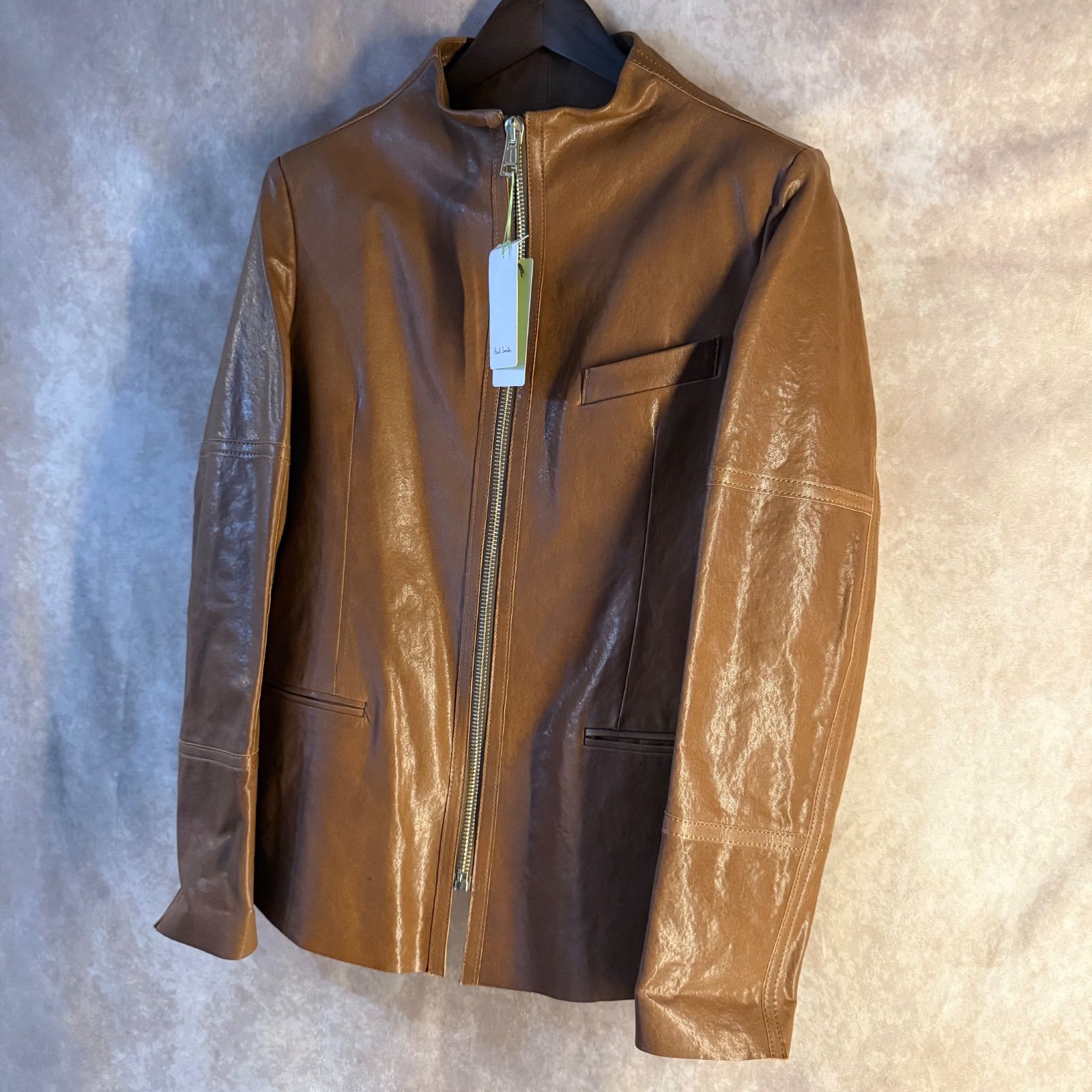未使用✨Paul Smith ポールスミス レザージャケット M ブラウン系