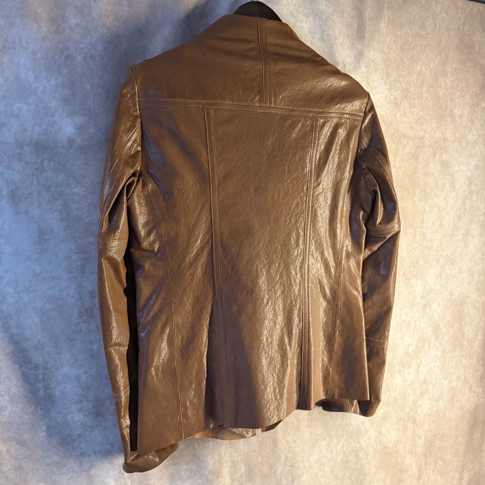 ポールスミス レザージャケット 羽織 M ブラウン 本革 PAUL SMITH 未使用✨Paul Smith ポールスミス レザージャケット M ブラウン系