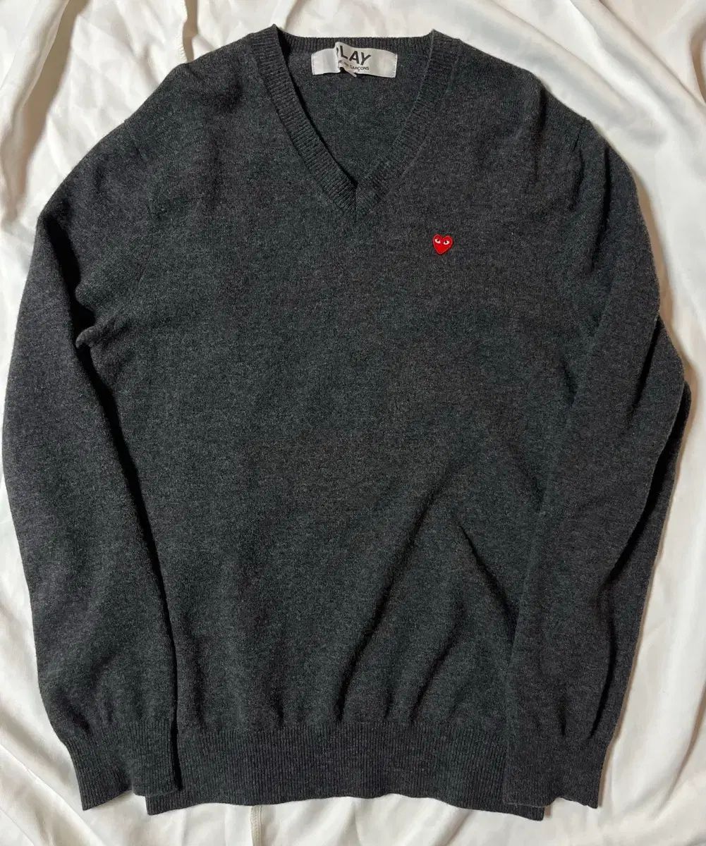 コム デ ギャルソン ミニ ワッペン ニット XL サイズ