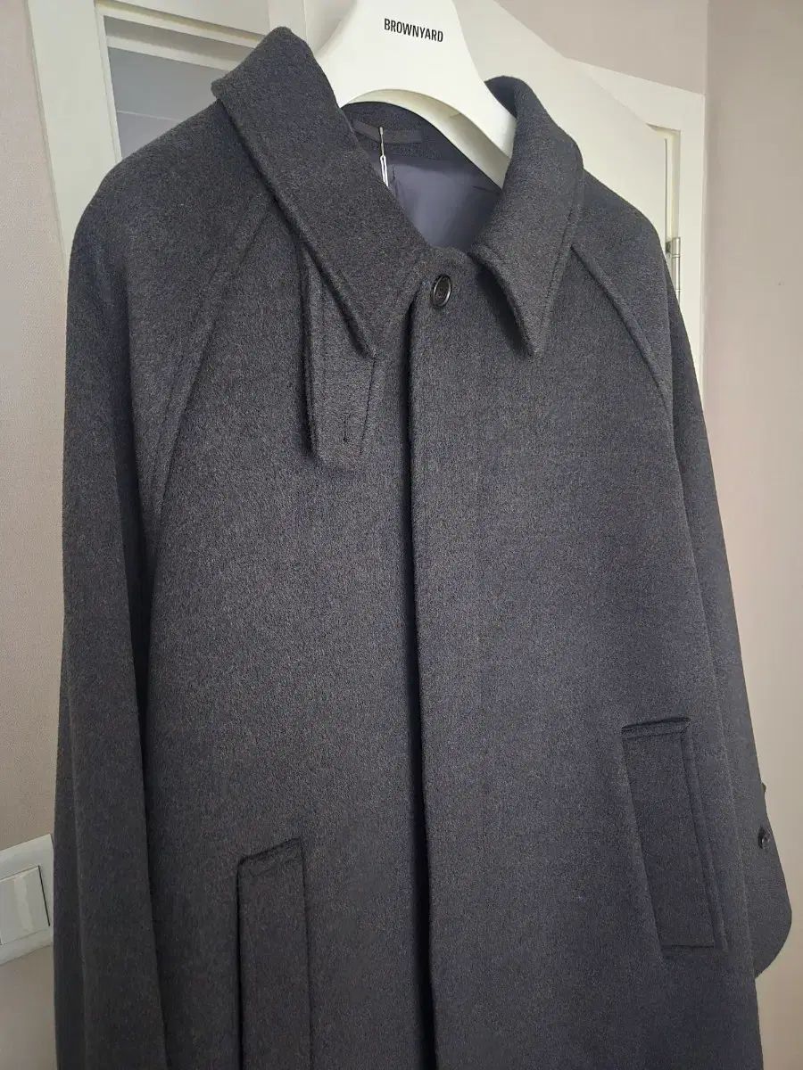 5 BROWNYARD ブラウンヤード バルマカーンコート チャコール