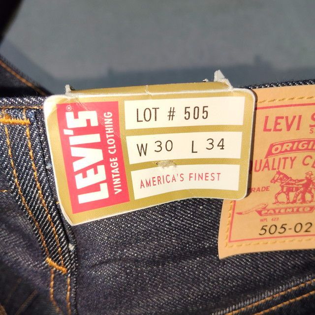 未使用★リジッド★LEVI'S LVC 1967 505-0217★W28★赤耳 LVC リーバイス ビンテージ クロージング 1967 505-0217 リジッド