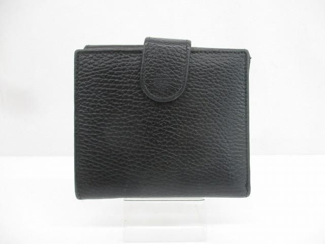 グッチ GUCCI 二つ折り財布 インターロッキングG 615525-1147 ブラック 黒 レディース