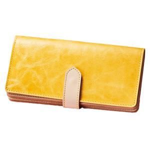 レディース長財布 イエロー OJ 8523