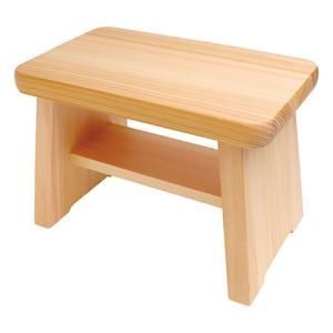 ヤマコー 78736 ひのき足ゴム付風呂椅子