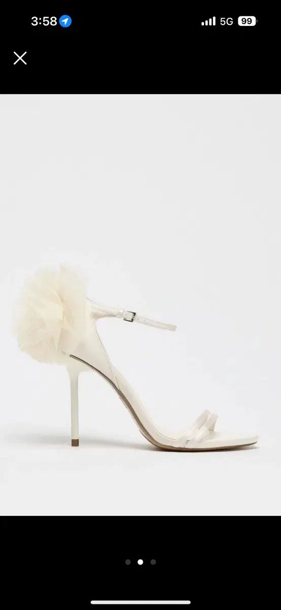 ZARA フラワー ブライダルシューズ サンダル