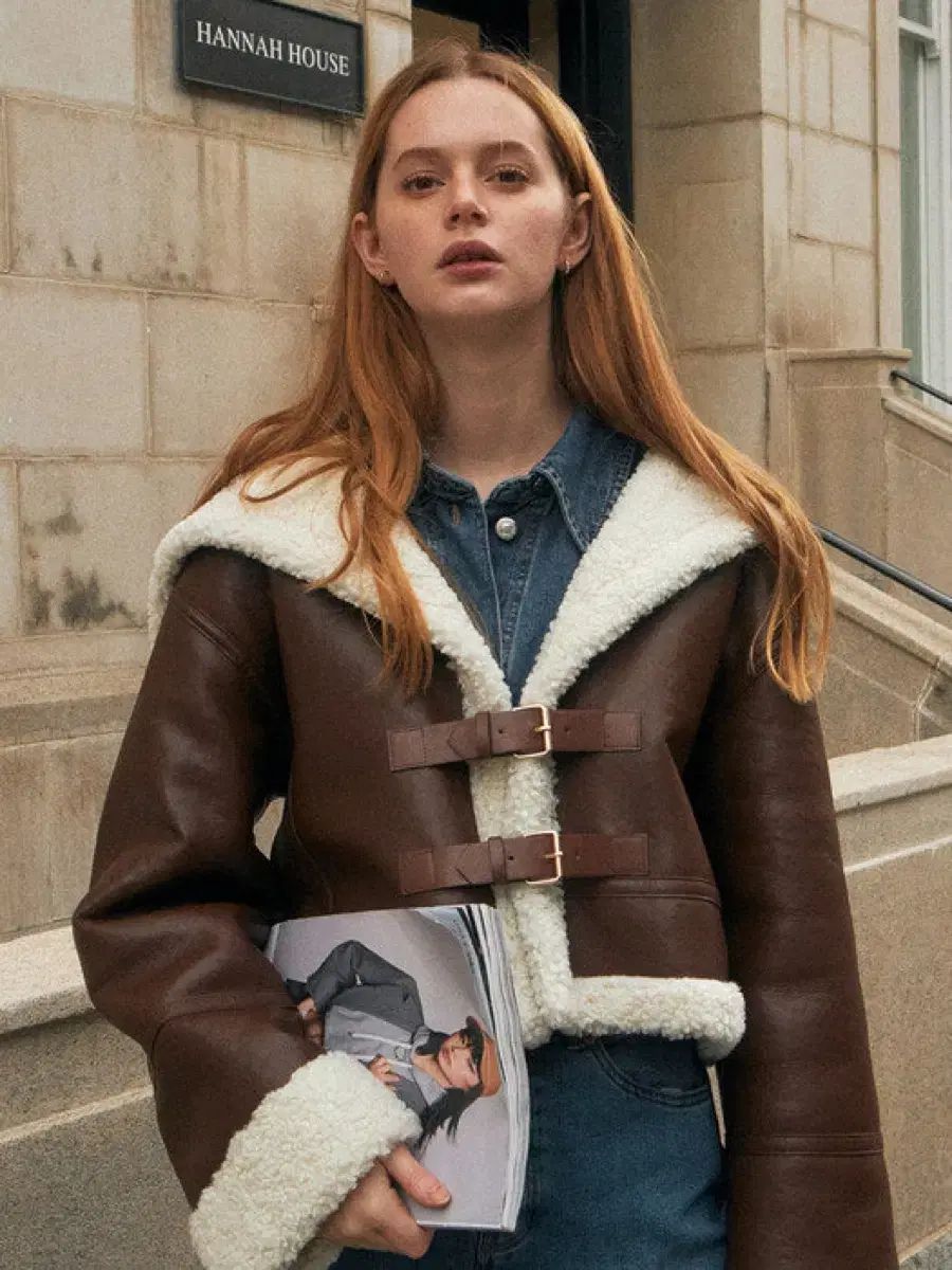 랭アンドル SUJI ムートン Shearling ジャケット