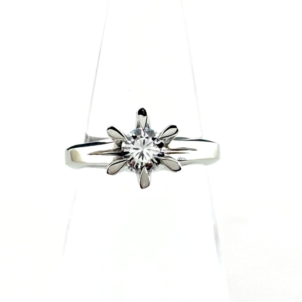 ダイヤモンド デザインリング プラチナ 指輪 リング Pt 900 レディース