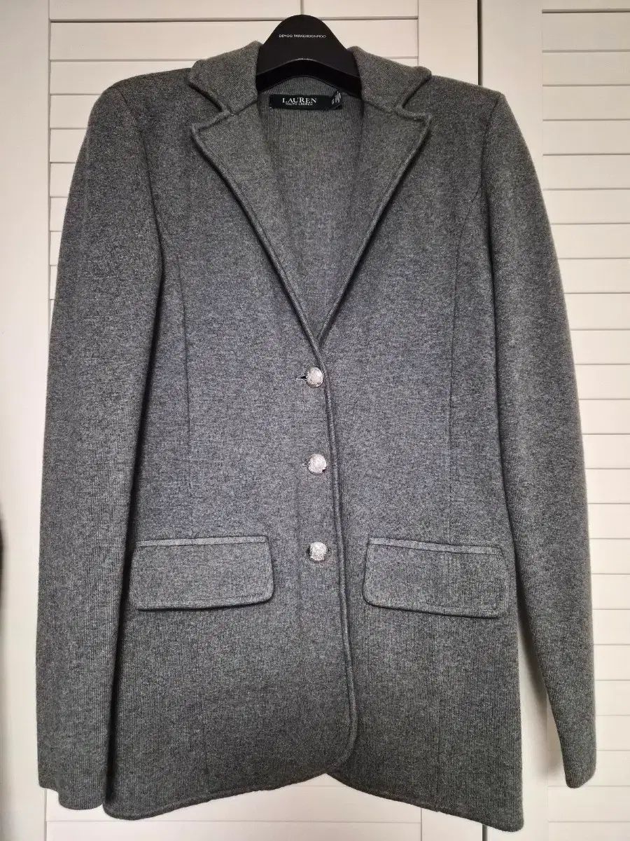 ローレンラルフローレン ニット ブレーザー チャコール XS