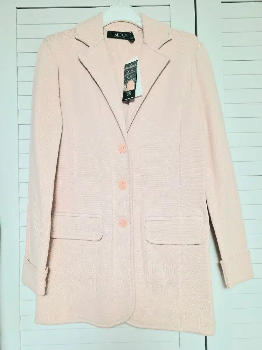 ローレン ラルフローレン ニット ブレーザー ピンク S