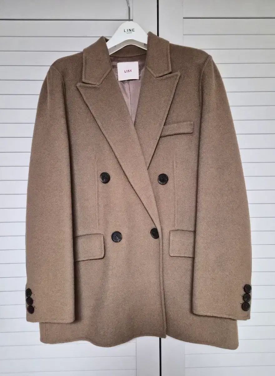 LIST ウールジャケット ウール70 ベージュ