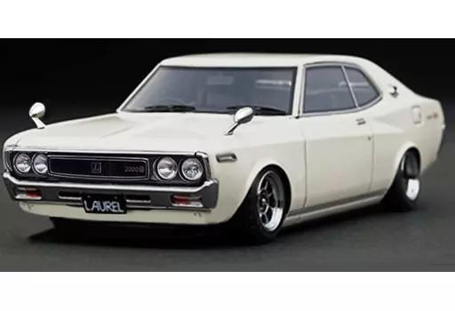 ミニカー 1 43 Nissan Laurel 2000 SGX C 130 Hayashi-Wheel ホワイト IG 1906