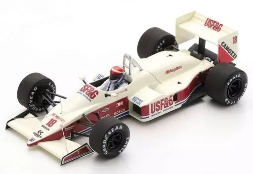 ミニカー 1 43 Arrows A 10 B 3 rd Italian GP 1988 USF＆G 18 アイボリー×レッド×ブルー S 3910