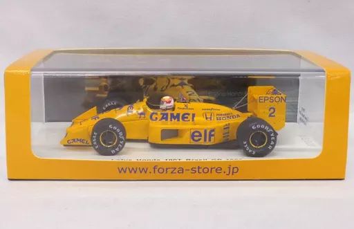 ミニカー 1 43 Lotus Honda 100 T Brazil GP 1988 CAMEL 2 イエロー TR 018