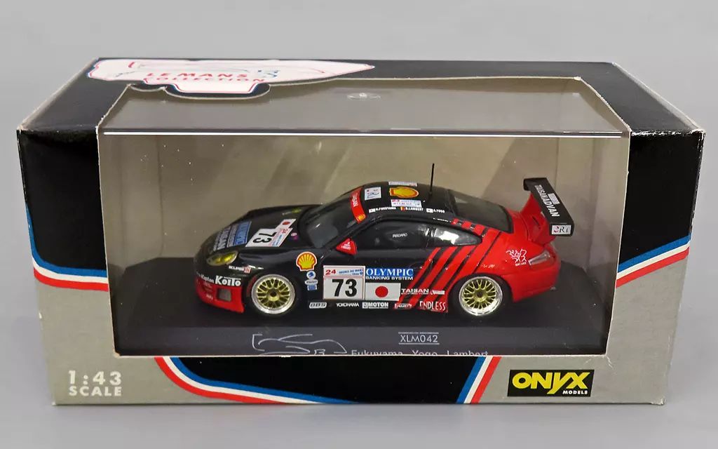 メルカリ 中古】ミニカー 1/43 PORSCHE 911 GT3R LE MANS 2000 #73(ブラック