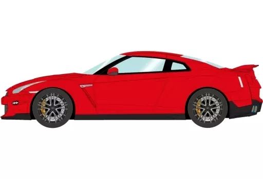 ミニカー 1 43 NISSAN GT-R Premium edition 2025 バイブラントレッド EM 695 F
