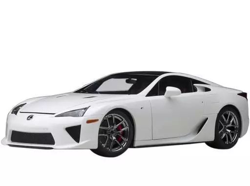 ミニカー 1 18 Lexus LFA ホワイテストホワイト×カーボンブラック 78851
