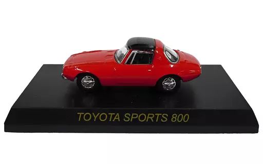中古】ミニカー 1/64 TOYOTA SPORTS 800(レッド) 「トヨタスポーツカー