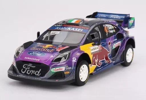 ミニカー 1 18 フォード Puma Rally ラリー イタリア サルディニア 2025 2位入賞車 M-Sport Ford WRT 左ハンドル 42 Top Speedシリーズ TS 0491