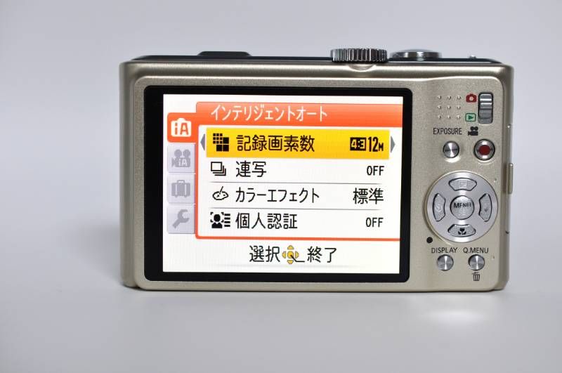 動作OK】Panasonic LUMIX DMC-TZ10 ゴールド コンパクトデジタル