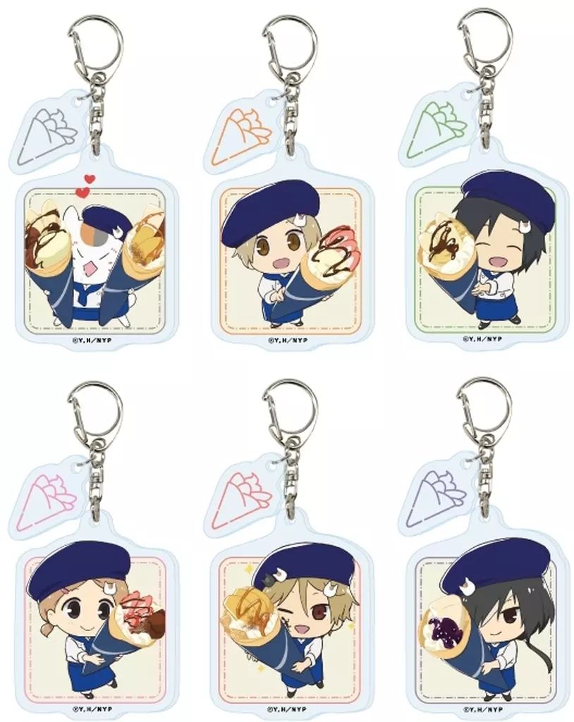 新品】キーホルダー 【BOX】夏目友人帳 パーツ付きアクリル