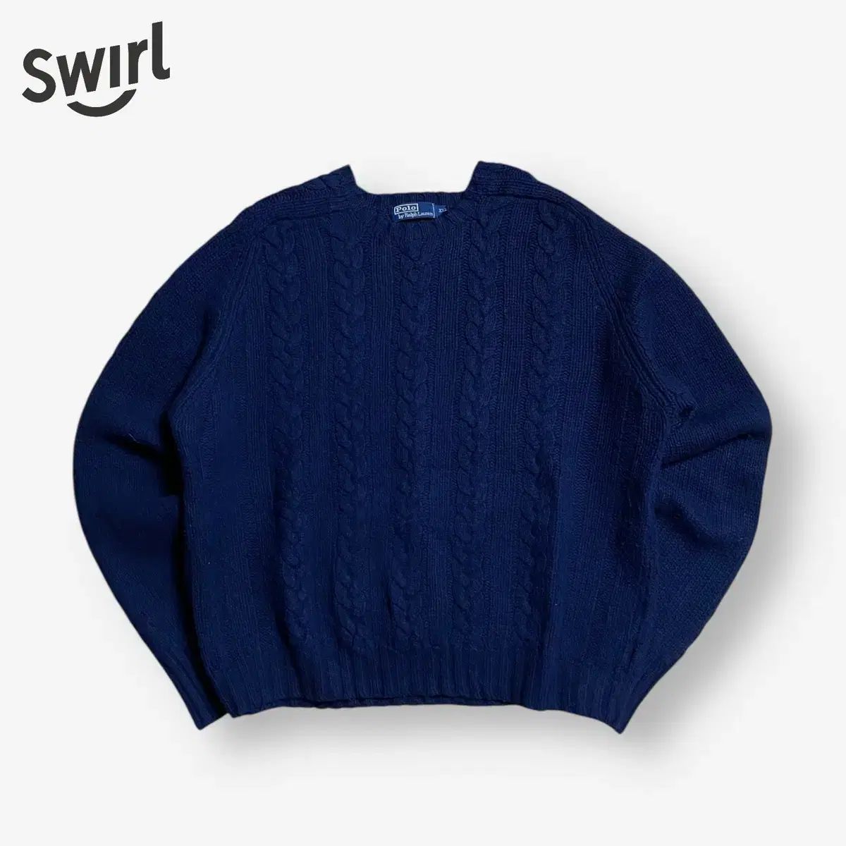 90 s POLO ウール ケーブルニット