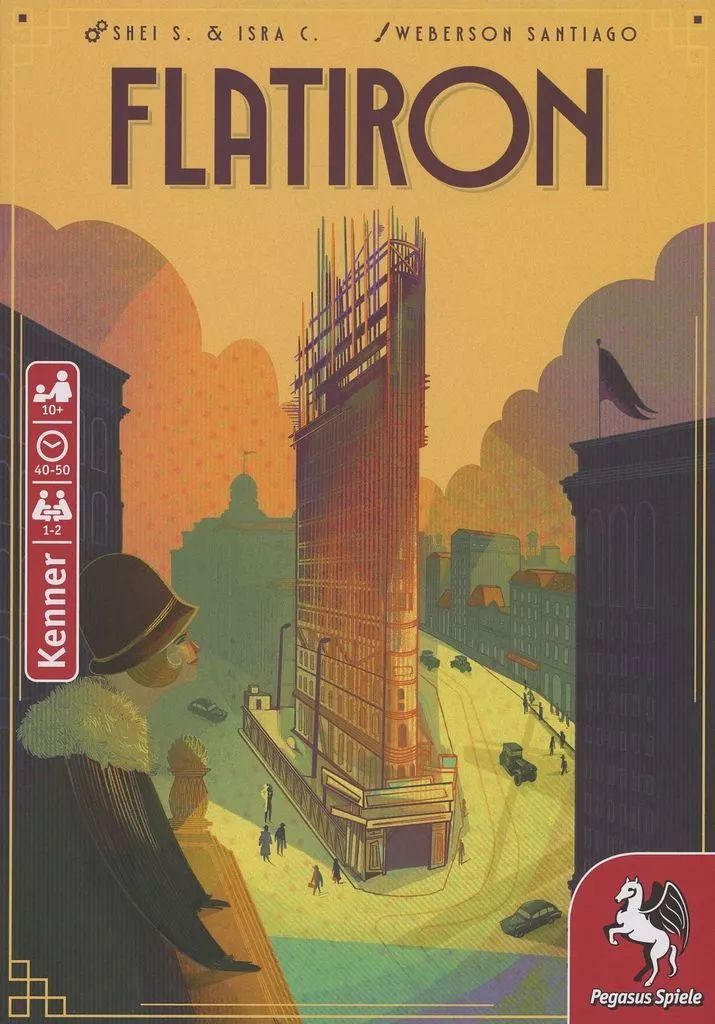 中古】ボードゲーム フラットアイアン ドイツ語版 (Flatiron) パズル