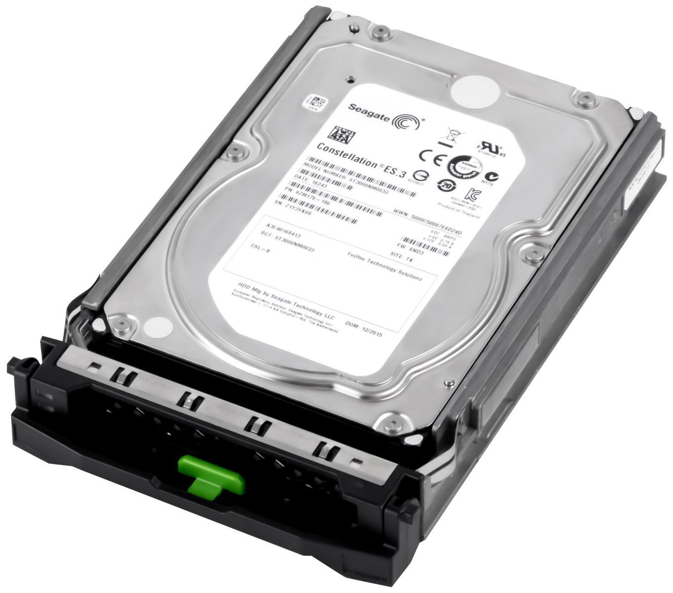 赤字超特価，品質保証 【3年保証】Hard Drive Fujitsu A3C40169413 3TB 7200RPM 128MB SATA III ST3000NM003 内蔵型ハードディスクドライブ