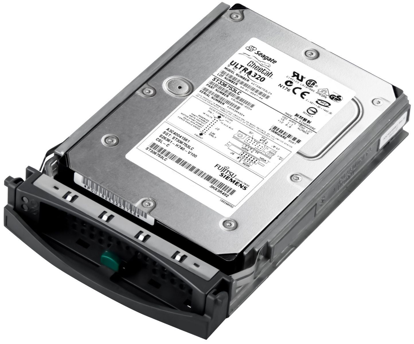 3年保証 Hard Drive Fujitsu 36 GB 15000 Umin SCSI U 320 3