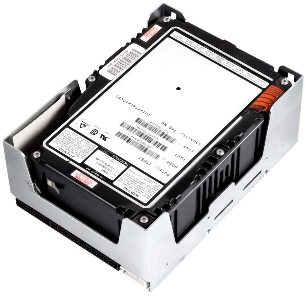 3年保証 Hard Drive FST 058 01 6 B 1588 T 760 MB 3600 RPM SCSI 50 pin 5