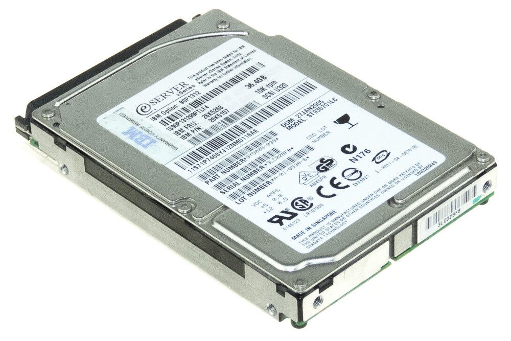 3年保証 Hard Drive IBM 26 K 5268 36.4 GB 10 SCSI 2.5 5157