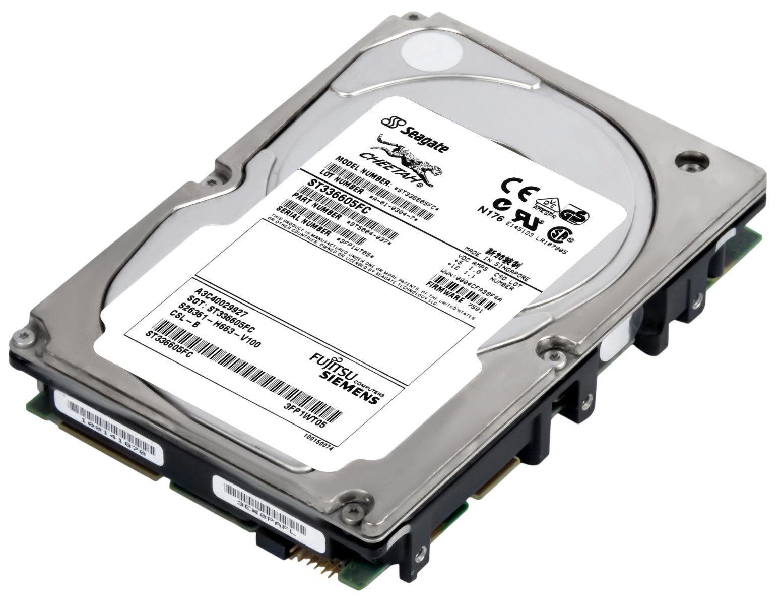 3年保証 Hard Drive Fujitsu 36 GB 10 K 4 MB FC 3 5